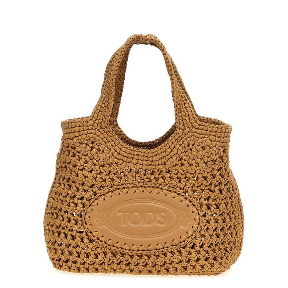 Tod's Handbags - Tod's Women's Small Raffia Shopping Bag